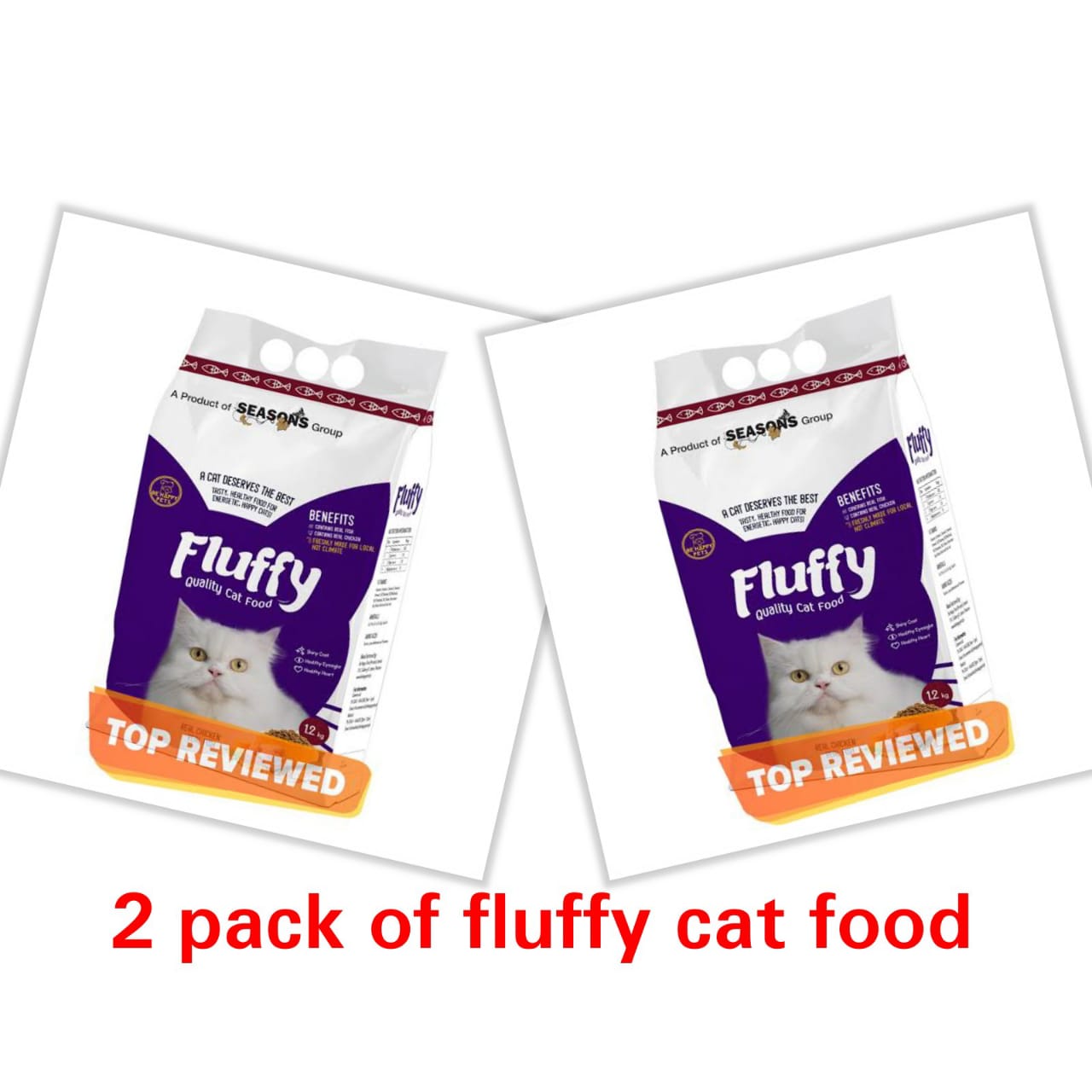 Fluffy Cat food 1.2kg